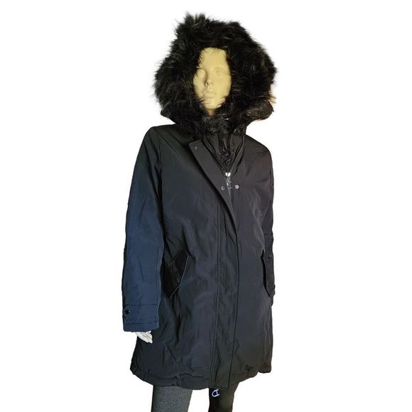 Women's Faux Fur Parka Winter Coat - Picture 1 of 11